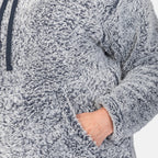&maisi Plush Cowl Neck Pullover