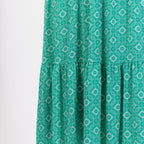 Emelia Printed Midi Dress (Size M) - Jade
