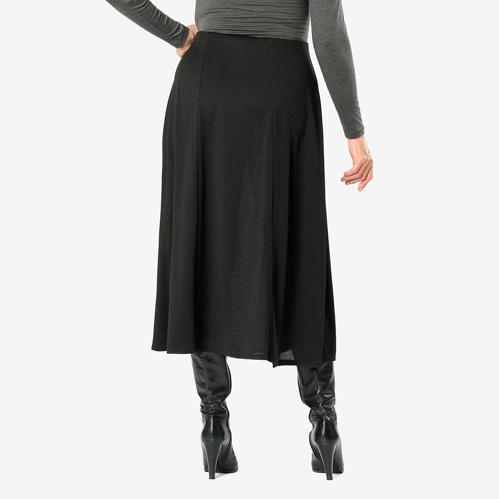 Emelia Pull On Knitted Skirt (Size L) - Black