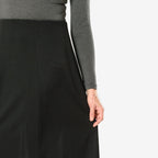 Emelia Pull On Knitted Skirt (Size L) - Black