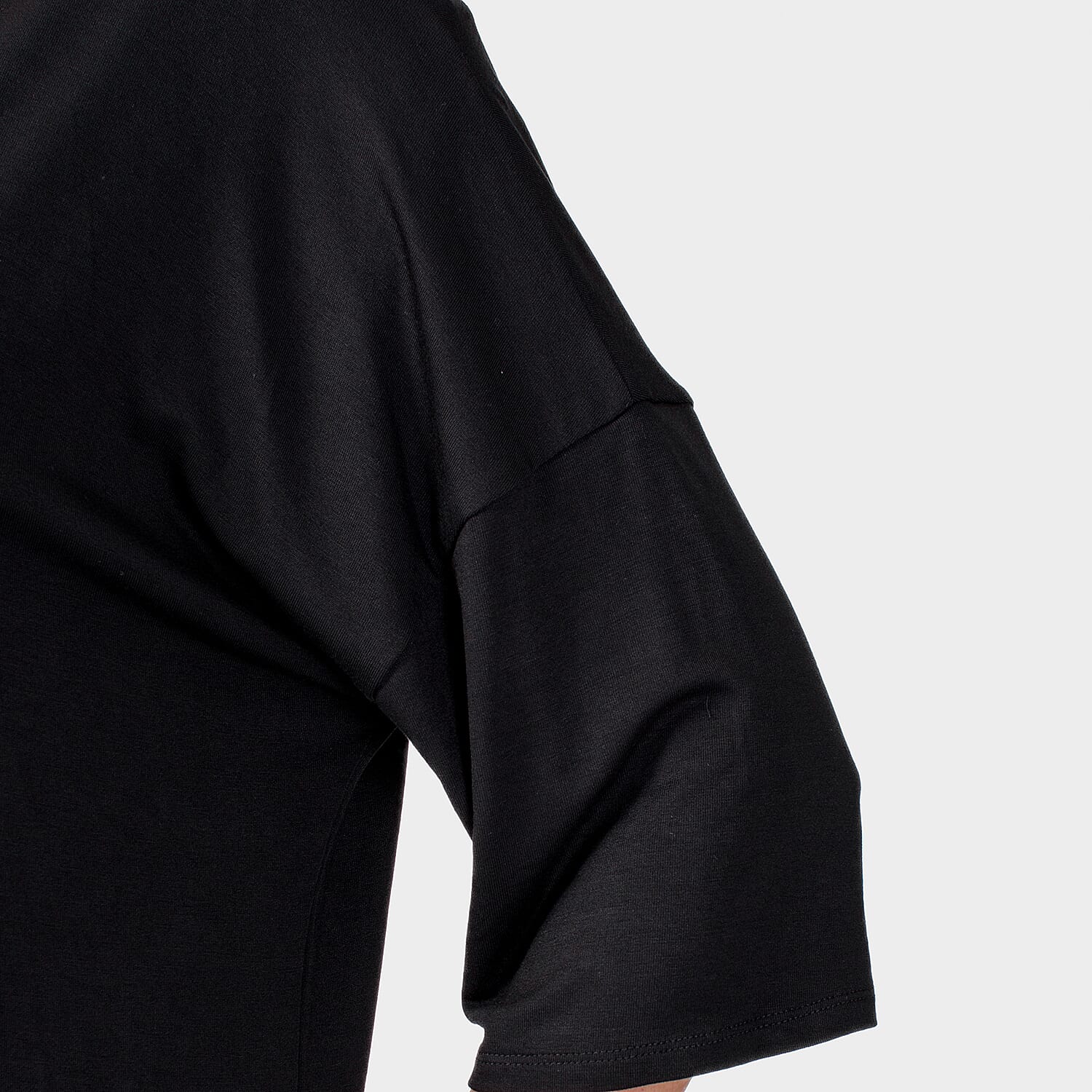 Emelia Viscose Cardigan (Size 1x1 ) - Black