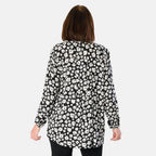 Emily 100% Viscose Flower Printed Shirt (Size 20) - Daisy
