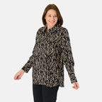 Emily 100% Viscose Printed Shirt (Size 20) - Mono