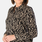 Emily 100% Viscose Printed Shirt (Size 20) - Mono