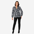 Emily Polyester Knitted Tunic (Size 1x1 cm) - Navy