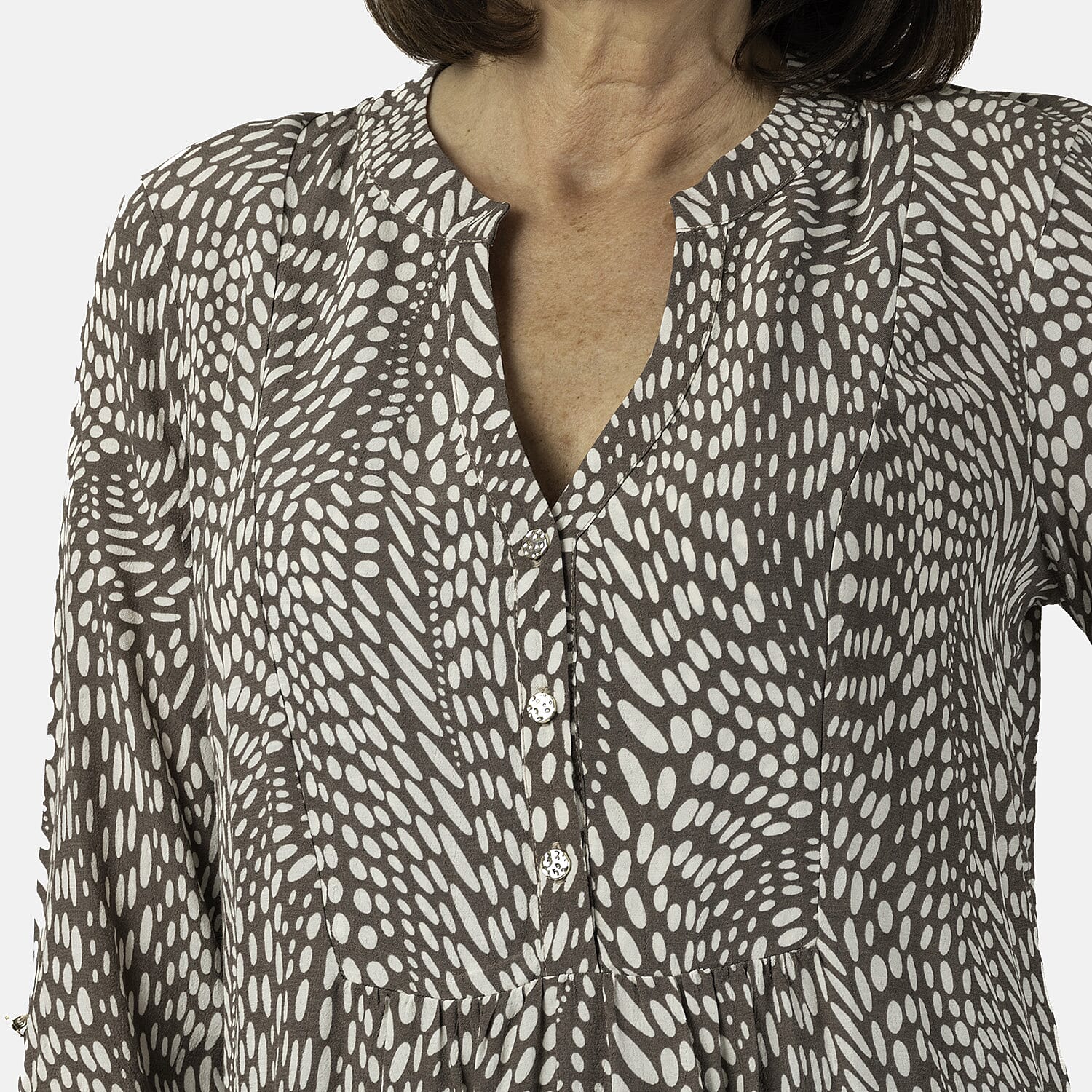Emily waterfall blouse (Size 12) - MONO