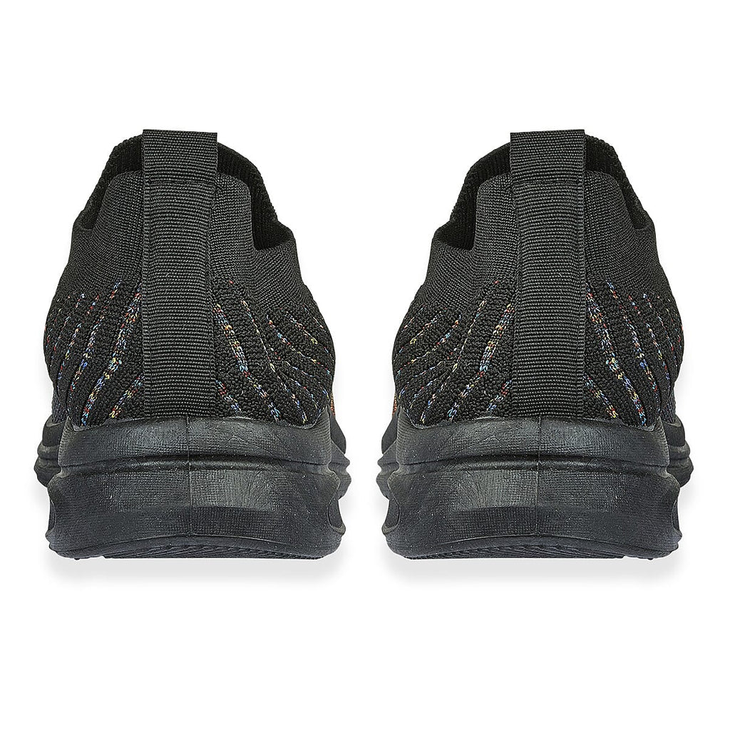 Emma Appletini Fly Knit Casual Trainer (Size 4) - Black