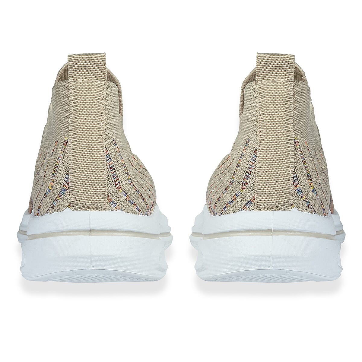 Emma Appletini Fly Knit Casual Trainer (Size 5) - Beige