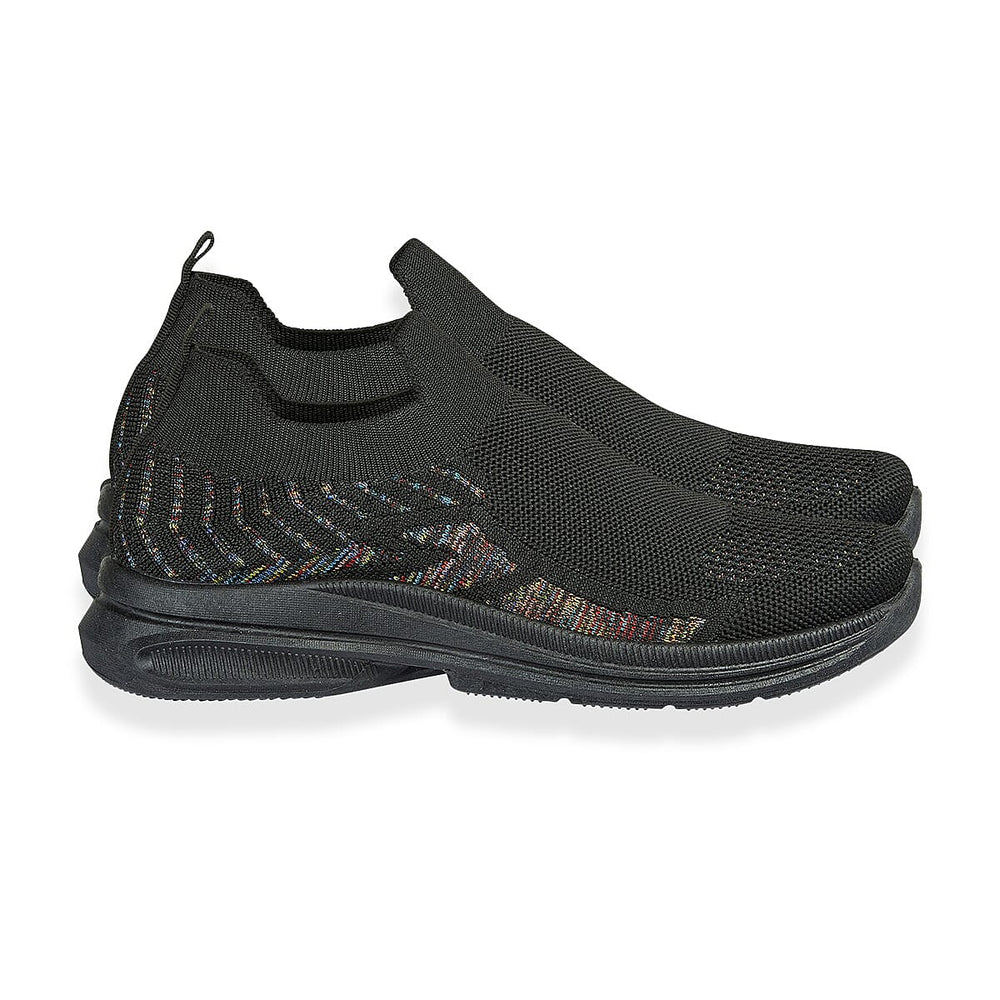 Emma Appletini Fly Knit Casual Trainer (Size 6) - Black