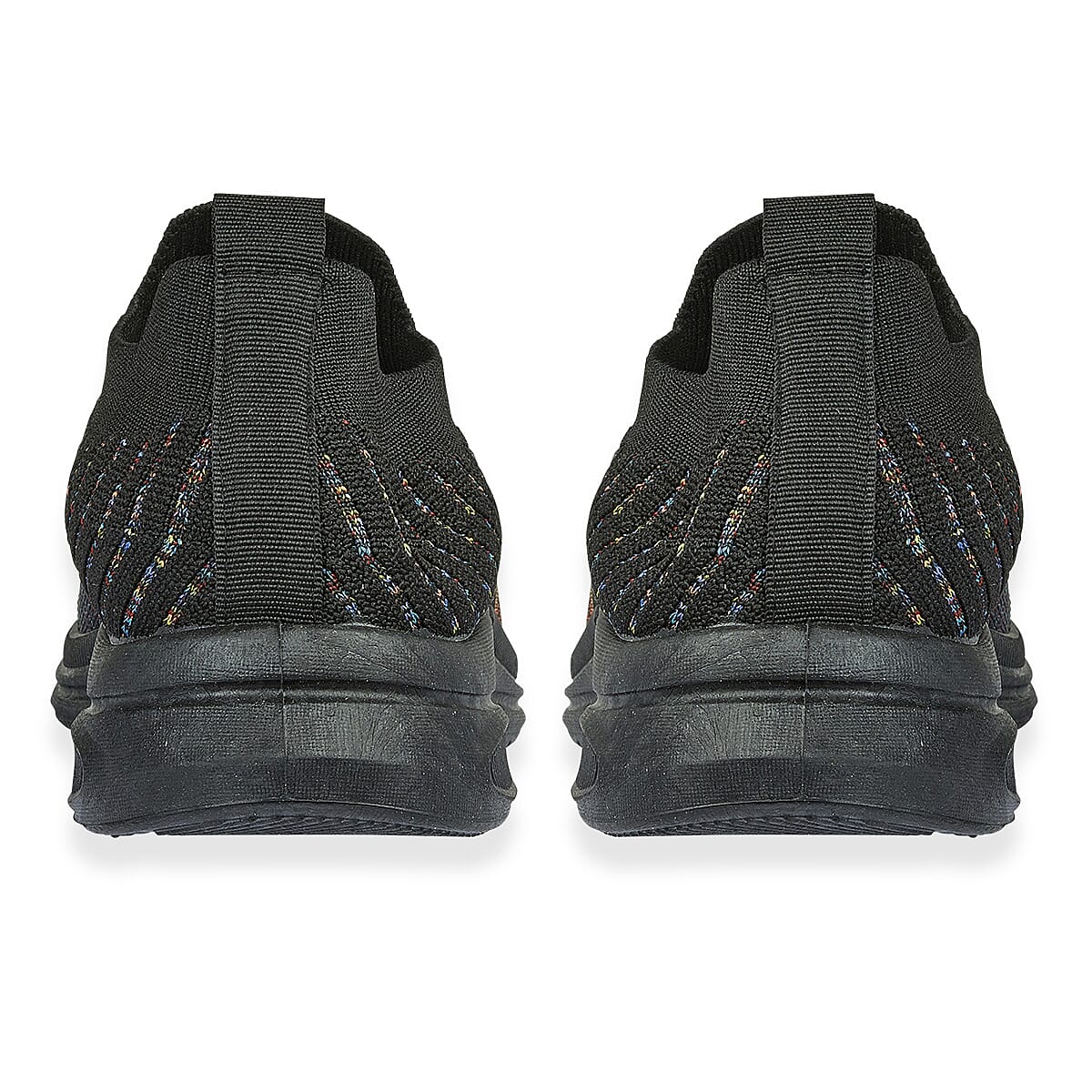 Emma Appletini Fly Knit Casual Trainer (Size 7) - Black