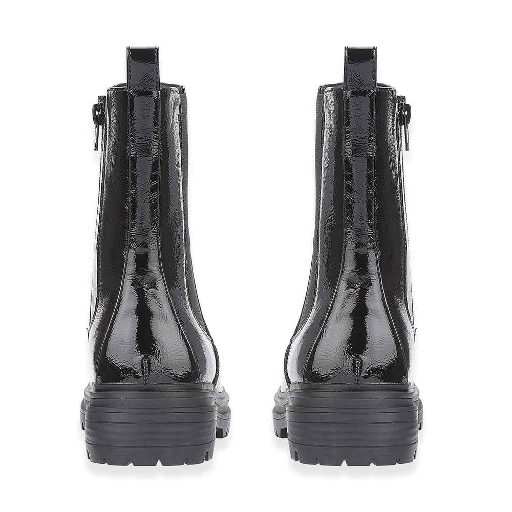 Shoes By Emma Gabrielle Ladies Chunky Lug Sole Chelsea Boots (Size 5) - Black