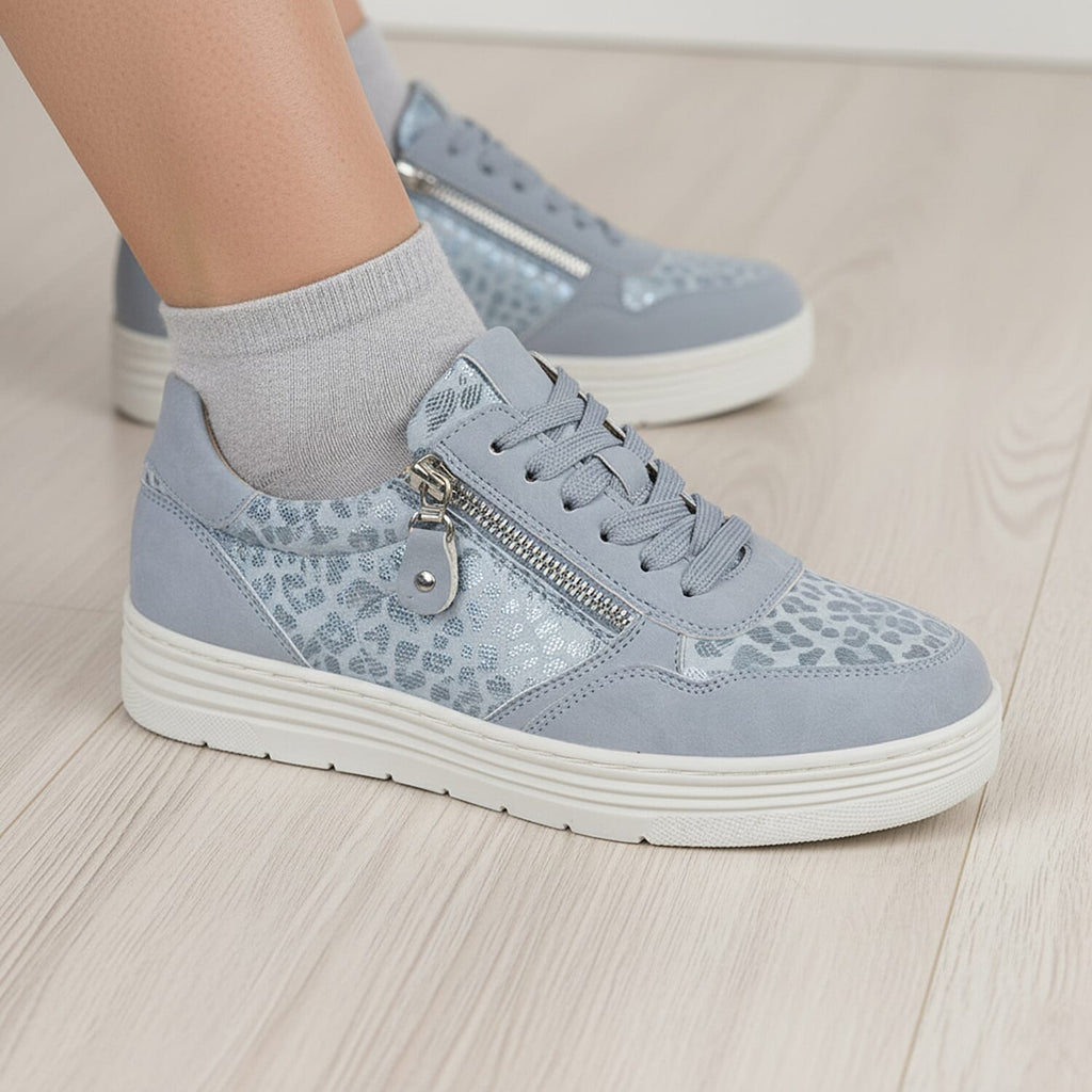 Emma Ladies Osprey Shoe with Memory Foam Sole (Size 6) - Blue