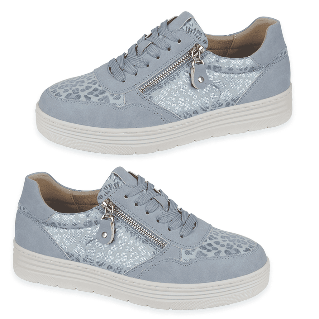 Emma Ladies Osprey Shoe with Memory Foam Sole (Size 6) - Blue