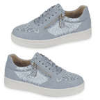 Emma Ladies Osprey Shoe with Memory Foam Sole (Size 7) - Blue
