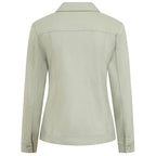 Emreco Stretch Jean-Style Jacket (Size 16) - Lt Khaki
