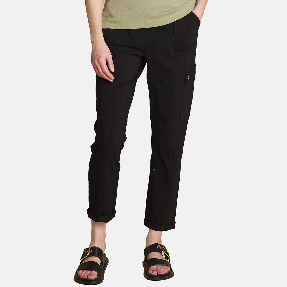 Emreco Combat Style Stretch Utility Bengaline Trousers (Size 14) - Black