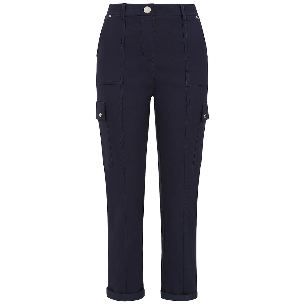 Emreco Combat Style Stretch Utility Bengaline Trousers (Size 10) - Navy
