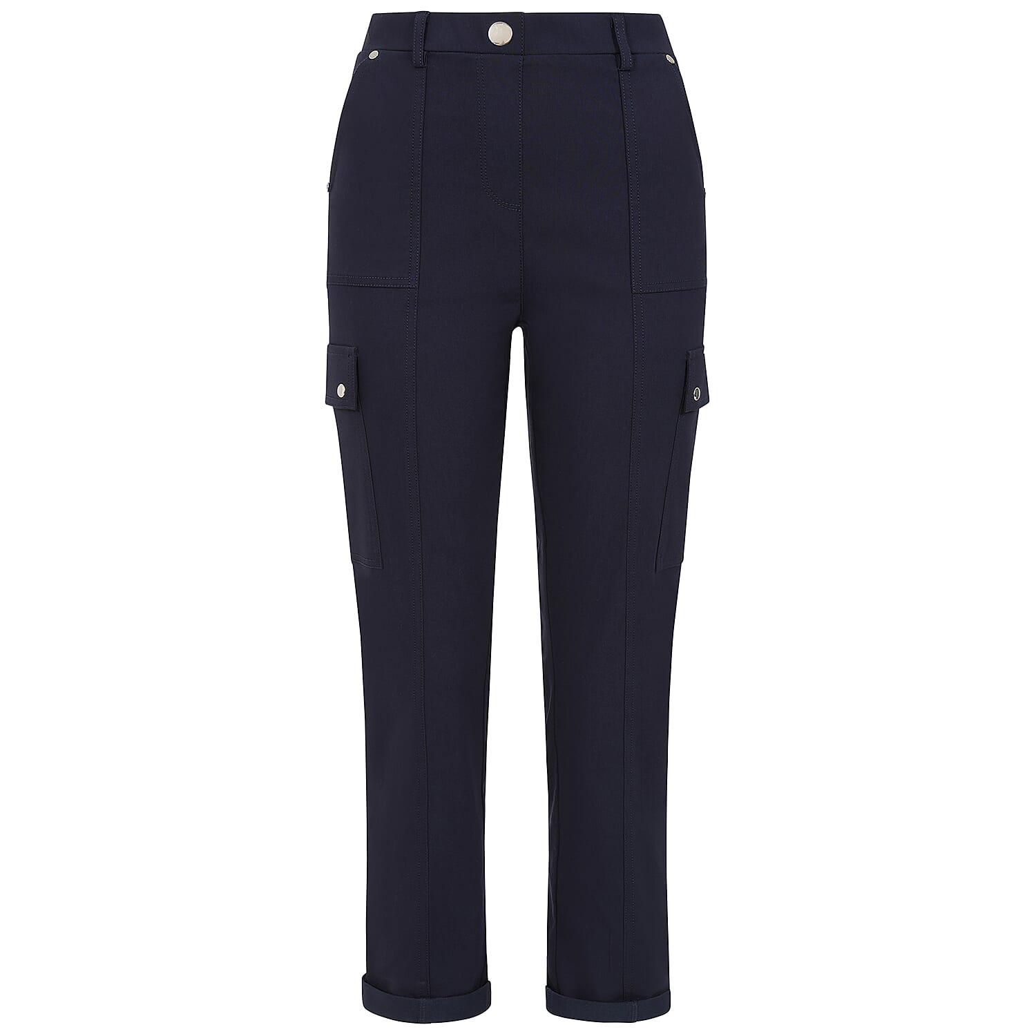 Emreco Combat Style Stretch Utility Bengaline Trousers (Size 16) - Navy