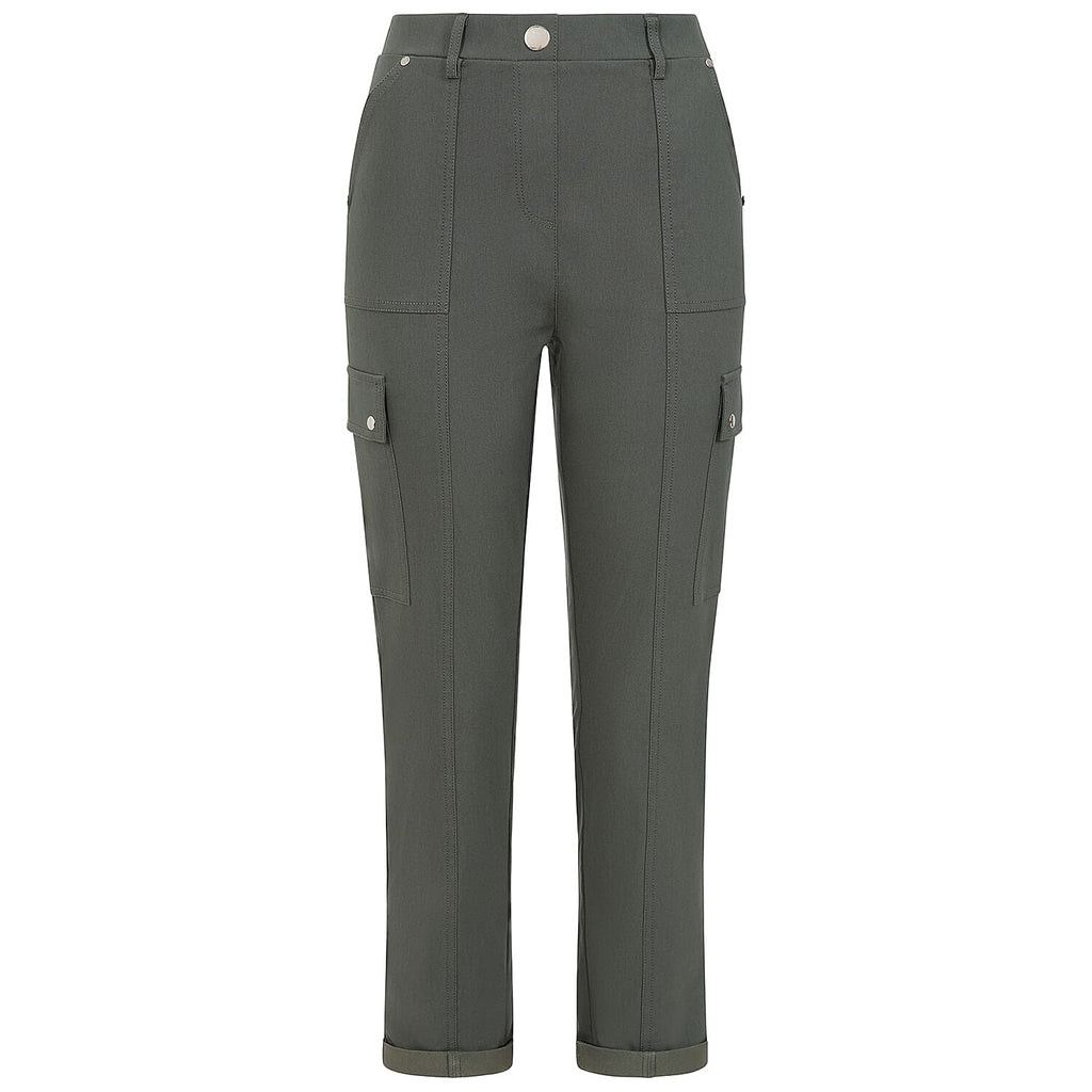 Emreco Cargo Pocket Stretch Combat Utility Trousers (Size 10) - Dark Khaki