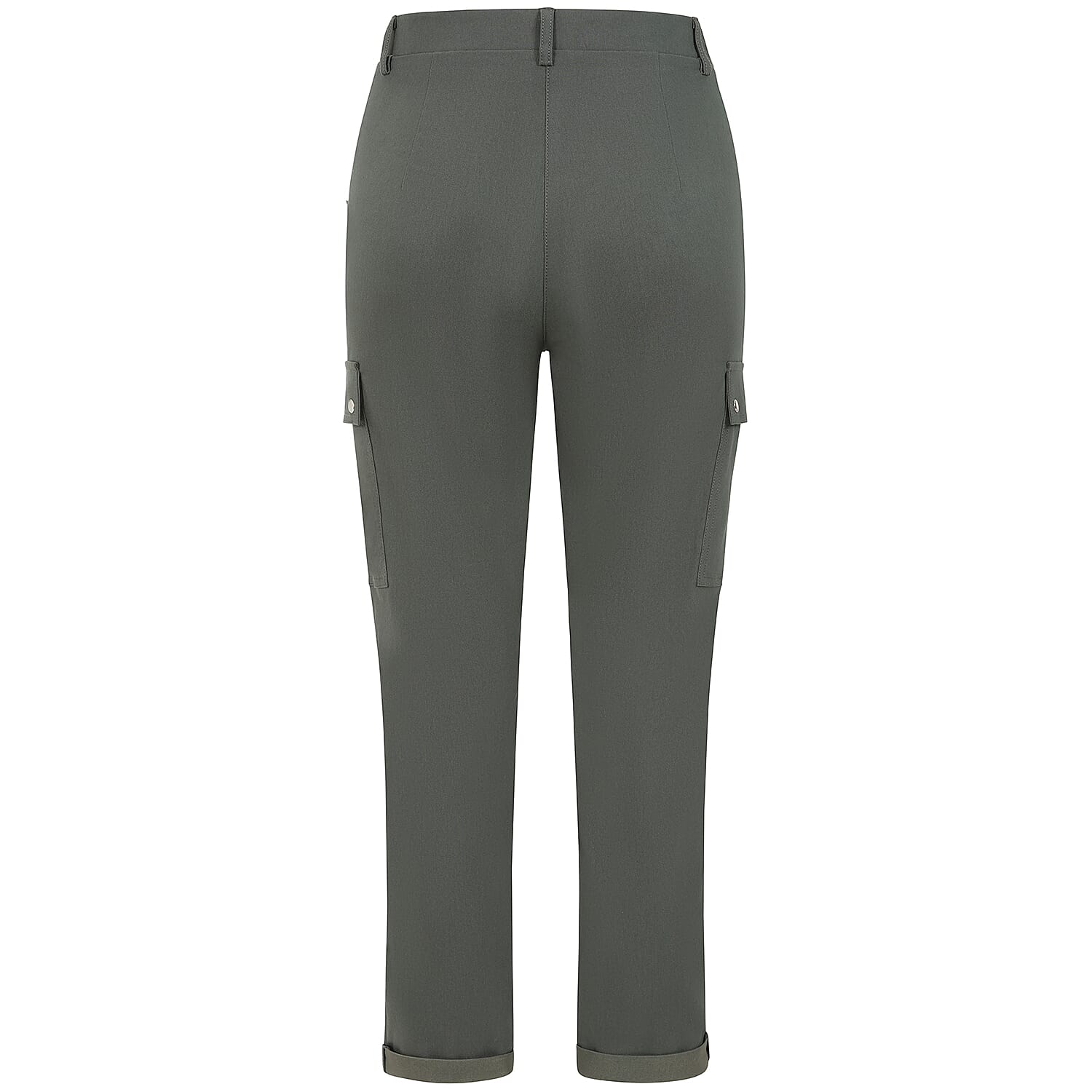 Emreco Cargo Pocket Stretch Combat Utility Trousers (Size 10) - Dark Khaki