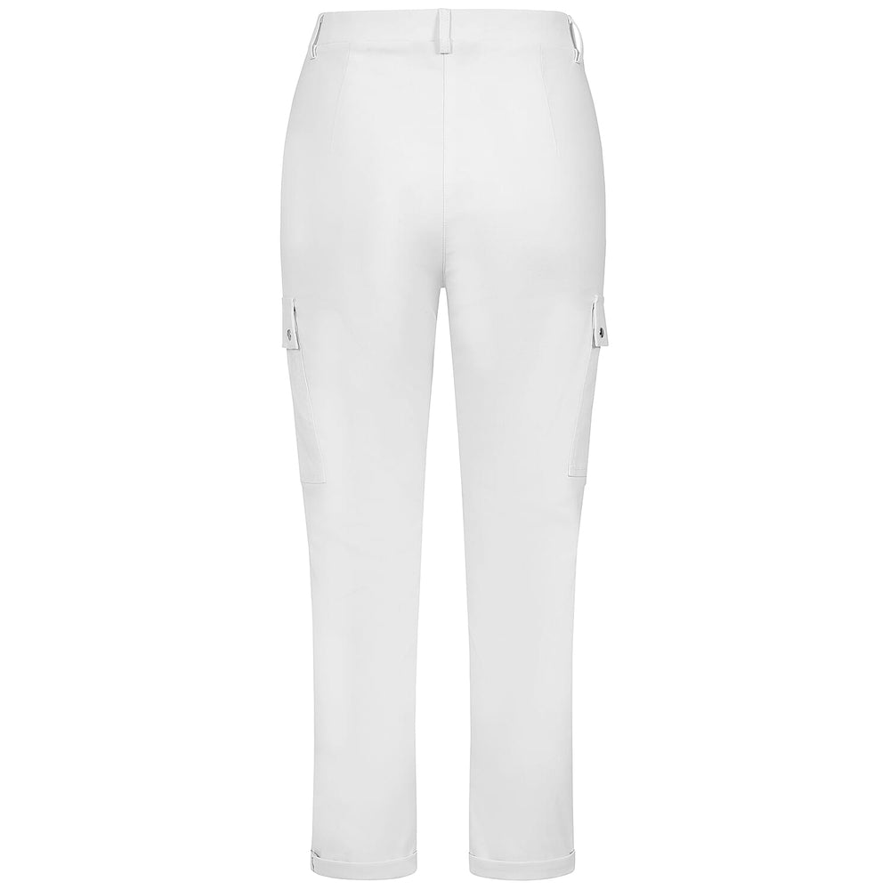 Emreco Cargo Pocket Stretch Combat Utility Trousers (Size 16) - White