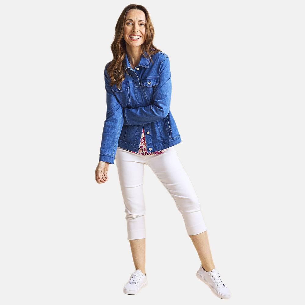Emreco Classic Denim Jacket (Size 12) - Light Blue