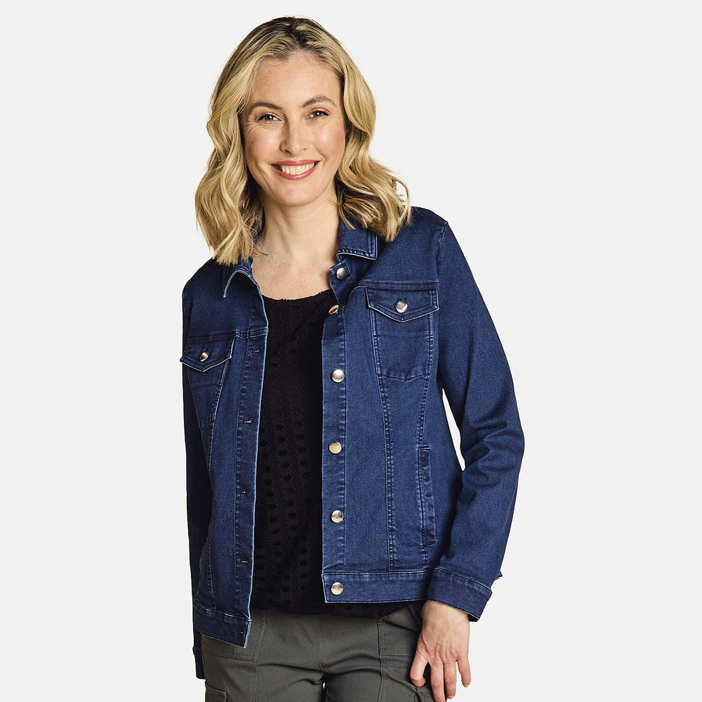 Emreco Classic Denim Jacket (Size 16) - Denim Blue