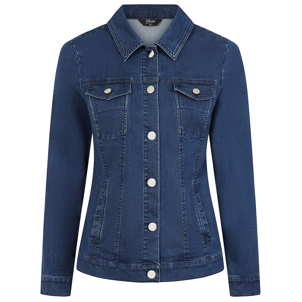 Emreco Classic Denim Jacket (Size 16) - Denim Blue