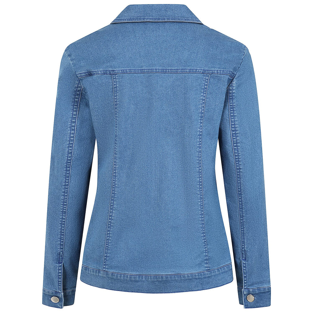 Emreco Classic Denim Jacket (Size 16) - Light Blue