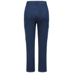 Emreco Comfort Stretch Denim Cargo Trousers (Size 12) - Denim Blue