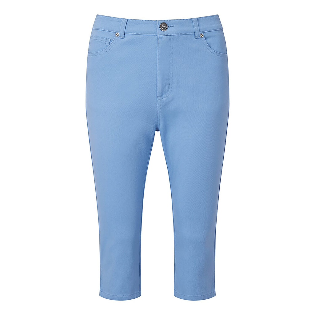 Emreco Cotton Crop Trouser (Size 14) - Blue