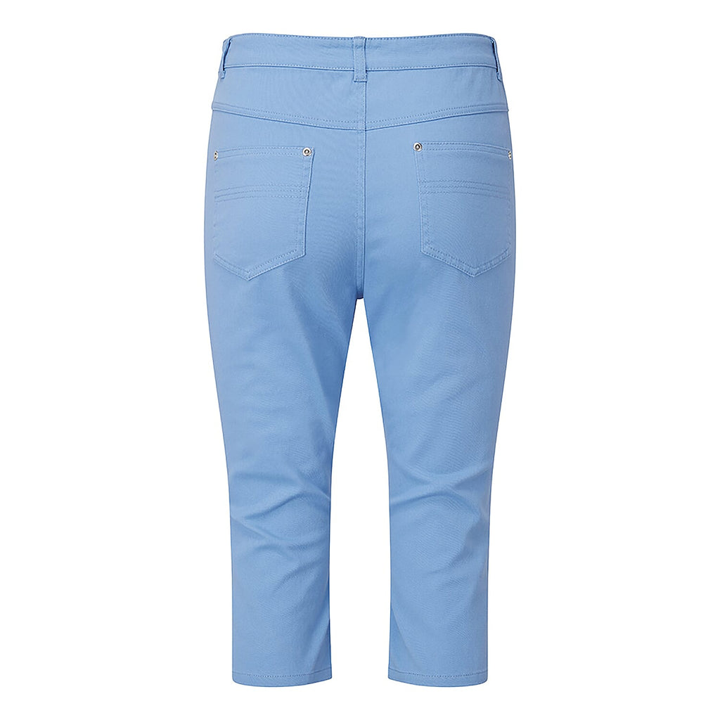 Emreco Cotton Crop Trouser (Size 14) - Blue