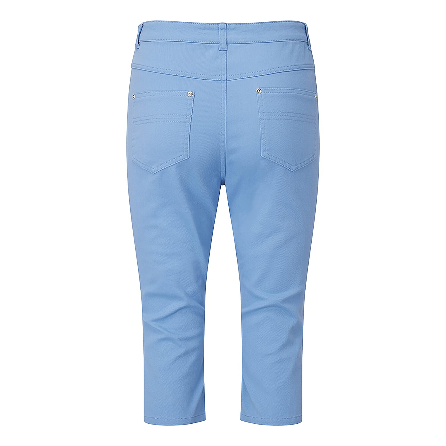 Emreco Cotton Crop Trouser (Size 14) - Blue