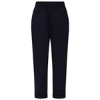 Emreco Cotton Elastic Back Turn Up Chino (Size 20) - Navy