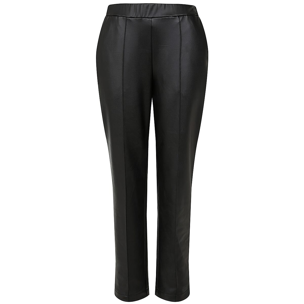Emreco Faux Leather Jean and Pant-Trouser (Size - 16) - Black