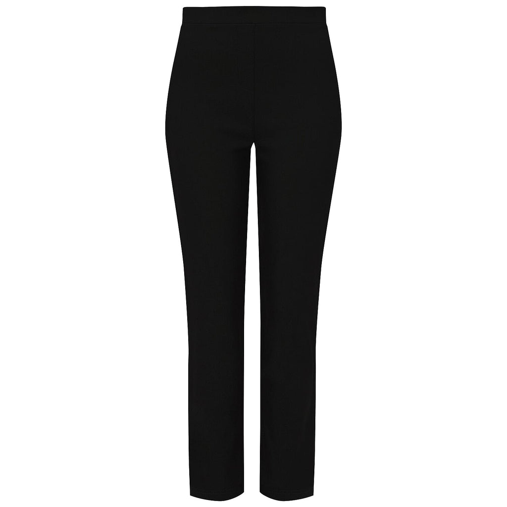 Emreco Fleece Lined Pull On Bengaline Pant-Trouser - Black