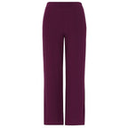 Emreco Wide Leg ITY Trouser - Berry