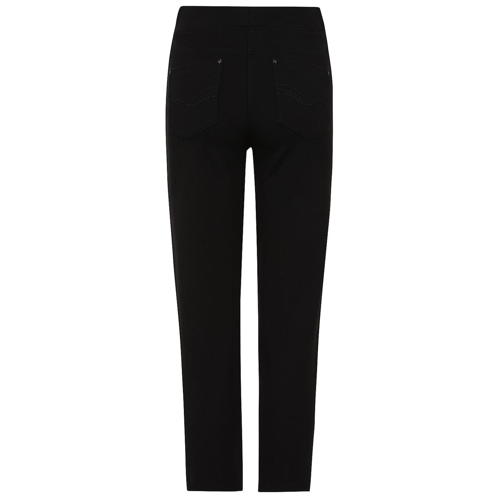 Emreco Jean Style Ponte Stretch Trouser (Size 10) - Black