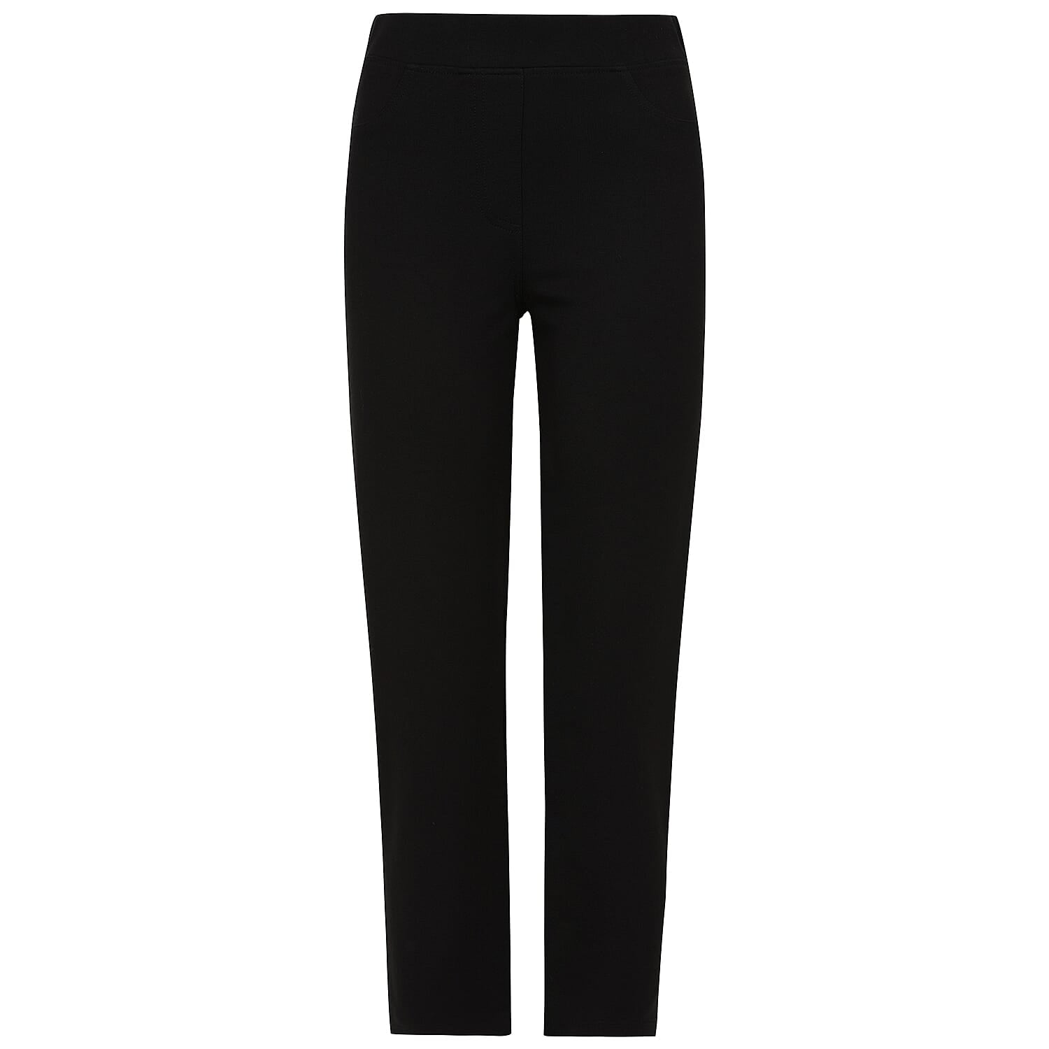 Emreco Jean Style Ponte Stretch Trouser (Size 14) - Black