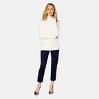 Emreco Jean Style Ponte Stretch Trouser (Size 14) - Navy