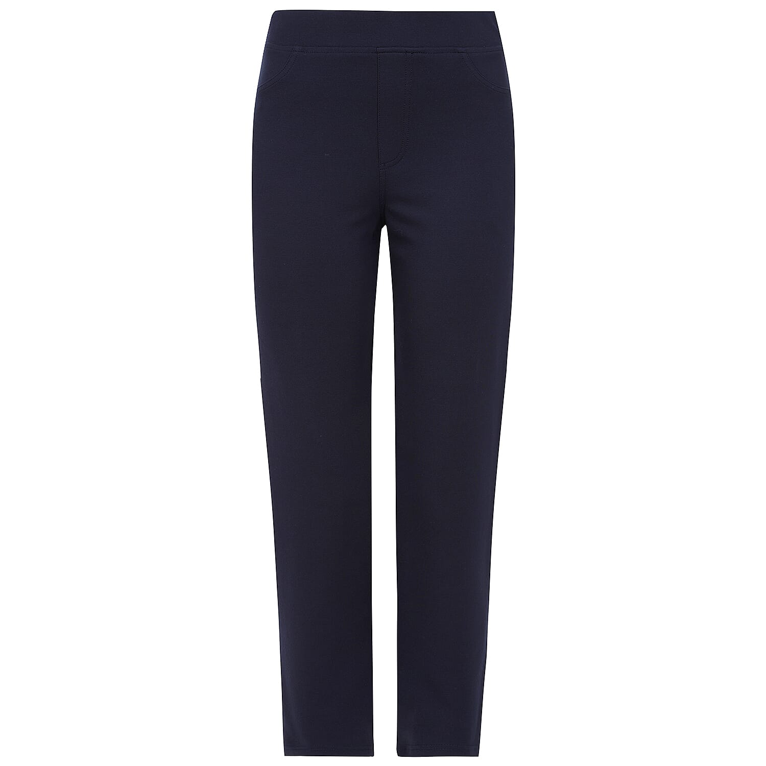 Emreco Jean Style Ponte Stretch Trouser (Size 14) - Navy