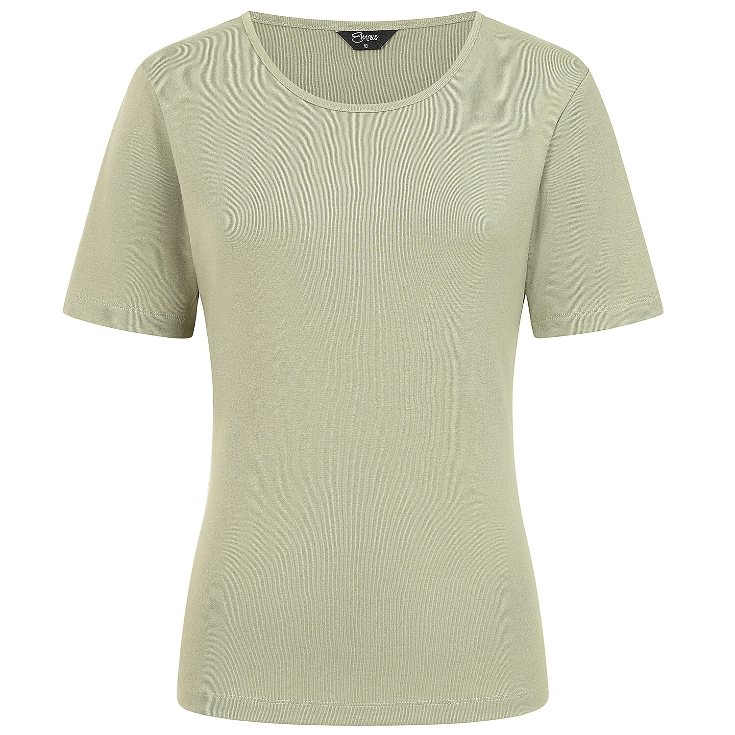 Emreco Short Sleeve Crew Neck T-Shirt (Size - 14) - Khaki