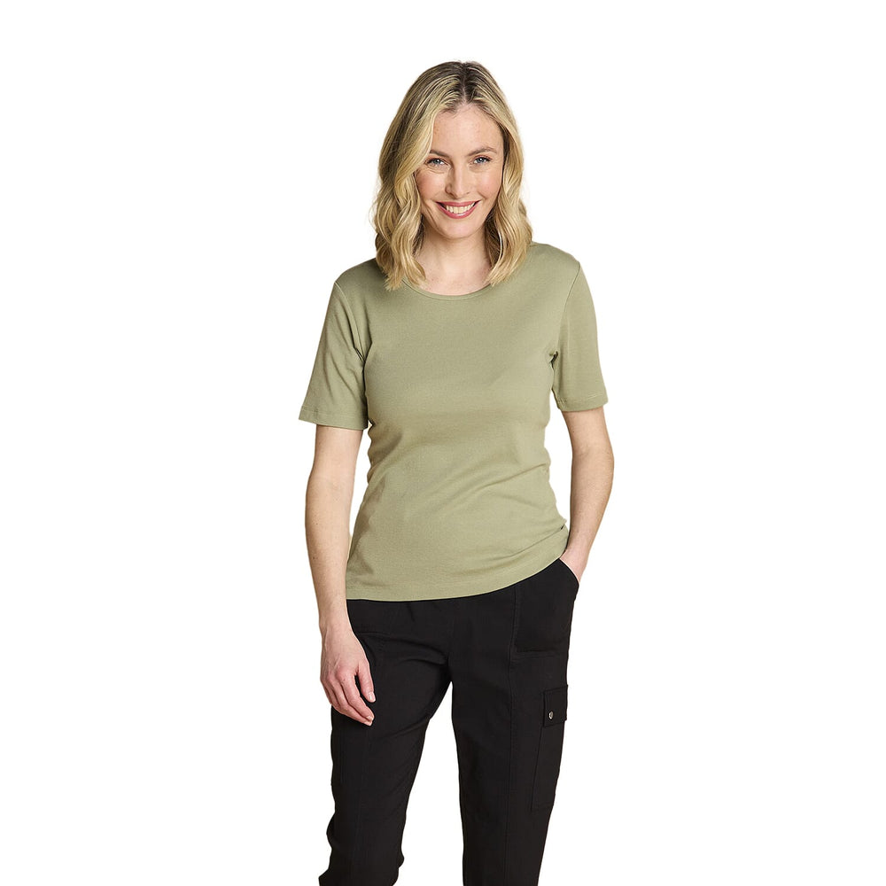 Emreco Short Sleeve Crew Neck T-Shirt (Size - 14) - Khaki