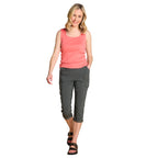 Emreco Square Neck Sleeveless Knitted Vest (Size 14) - Coral
