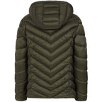 Emreco Long Sleeve Quilted Jacket (Size 10) - Olive