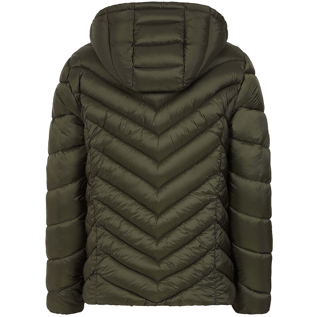 Emreco Long Sleeve Quilted Jacket (Size 14) - Olive