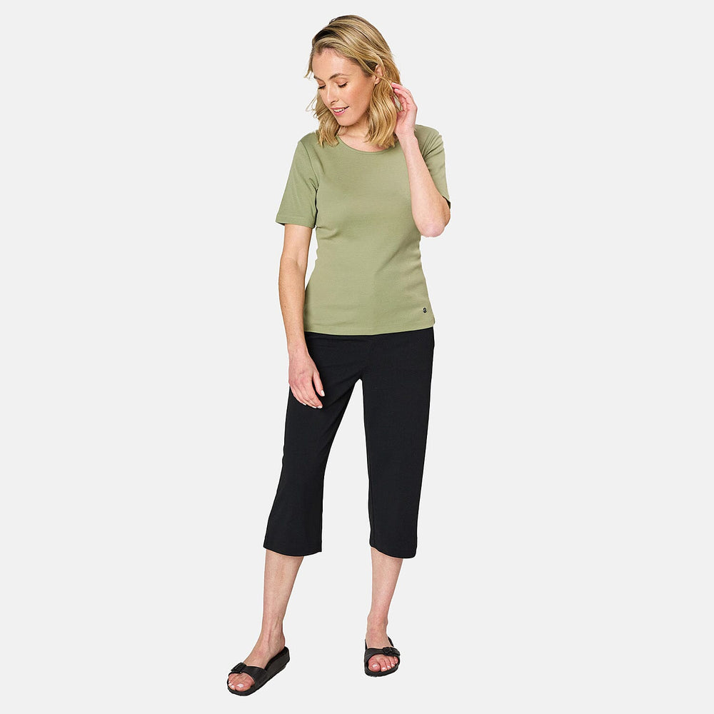 EMRECO Short Sleeve Crew Neck T-Shirt (Size 14) - Light Khaki