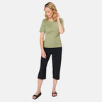 EMRECO Short Sleeve Crew Neck T-Shirt (Size 18) - Light Khaki