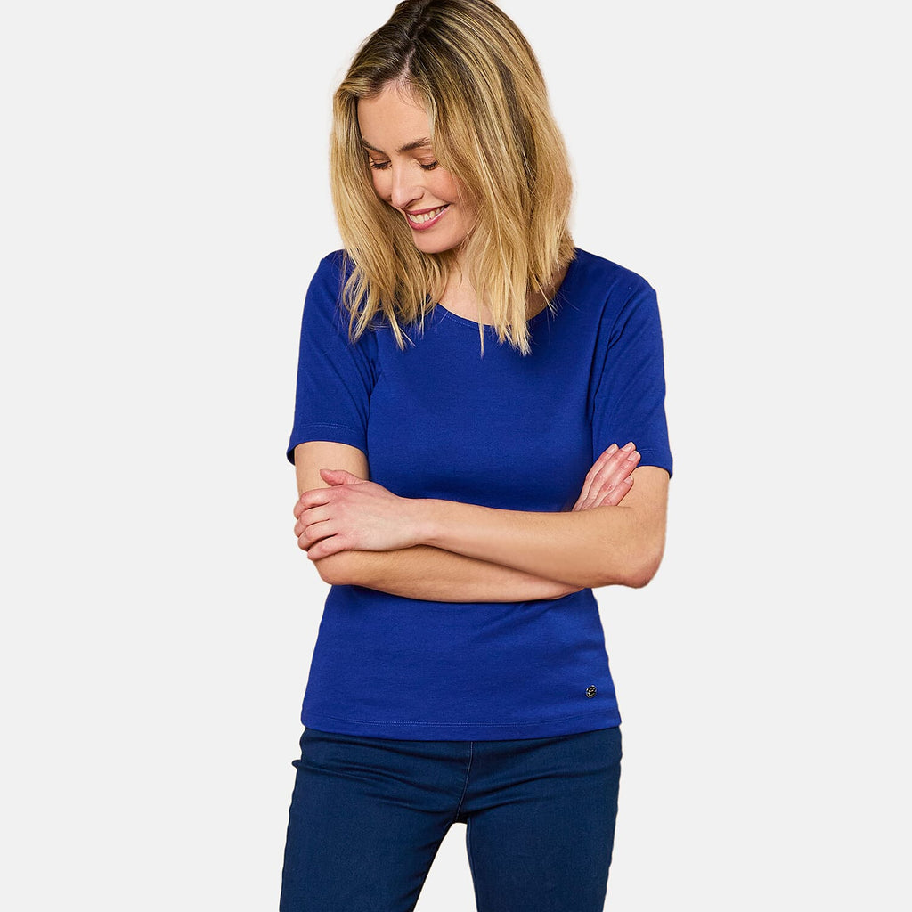 EMRECO Short Sleeve Crew Neck T-Shirt (Size 12) - Royal Blue