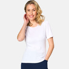 EMRECO Short Sleeve Crew Neck T-Shirt (Size 16) - White